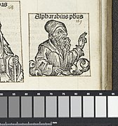 Al-Farabi Alpharabius philosophus (titel op object) Liber Chronicarum (serietitel), RP-P-2016-49-86-16.jpg