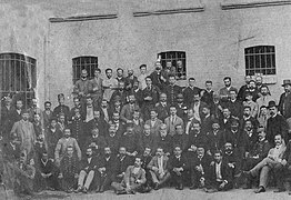 Balmacedists imprisoned in Valparaíso Jail, 1891