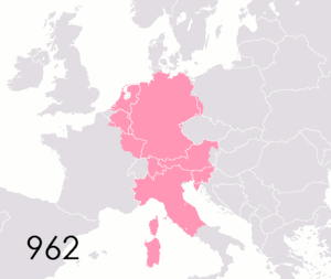 Тэрыторыя Свяшчэннай Рымскай імперыі ў 962-1806 гадах