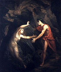 In the classical myth, Orpheus nearly rescues Eurydice from Hades, only for her to die a second death. In Tolkien's version, Lúthien plays Orpheus rather than Eurydice, three times rescuing Beren, and they enjoy a second life together.