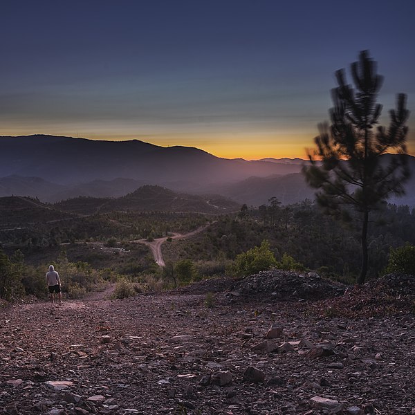 File:Sunset Over Serra de Monchique.jpg