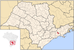 Location of Guararema