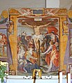 S. De Magistris, Calvario e Santi, 1587-88, affresco, altare centrale, Vestignano
