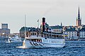 * Nomination Historic passenger ship Östanå outside Gamla stan, Stockholm. --ArildV 07:21, 4 November 2024 (UTC) * Promotion  Support Good quality. --Ermell 08:32, 4 November 2024 (UTC)