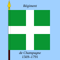 Drapeau du régiment de Champagne