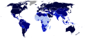 World HDI map according to the United Nations in 2017