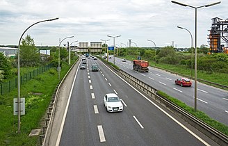 Die A4 zwischen Fötz und Esch an der Alzette