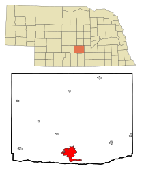 Kearney – Mappa