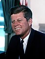 US president John F. Kennedy[60] (AB, 1940)