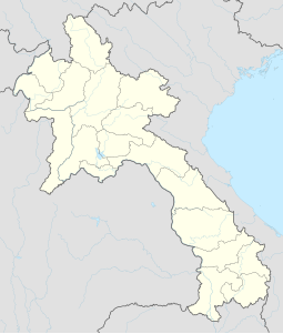 Carte des aéroports du Laos