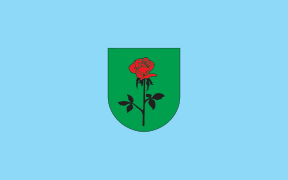 POL gmina Ksawerów flag.svg