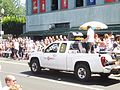 A Trimet pick up truck