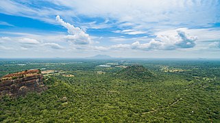 Sigiriya-Felsen (Luftbild)