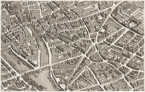 Turgot map of Paris, sheet 11, by Louis Bretez and Claude Lucas