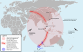 Theoretical search area as of 29 March 2014 (English)/Kawasan carian secara teori pada 29 Mac 2014 (Bahasa Inggeris)/2014年3月29日时的理论搜索区域 (英文)