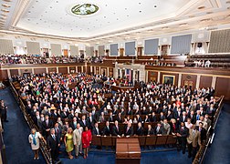 Membres de la Chambre des représentants, le 22 juillet 2015.
