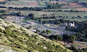 Le site de Philippes, Macédoine, vu depuis l'acropole.