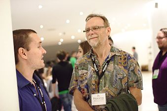 With Jonathan Morgan at Wikimania 2015 Reception at Museo Soumaya