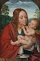 Maria amb el Nen Jesús davant un paisatge, de Quentin Metsys