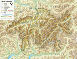 Lago di Poschiavo is located in Canton of Grisons