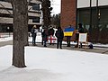 Student demonstration at Binghamton University, U.S.