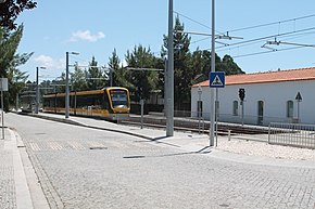 Estação do Metro em Vilar do Pinheiro