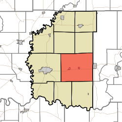 Vị trí trong Quận Daviess, Indiana