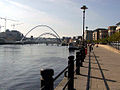 Newcastle upon Tyne'da Tyne Nehri köprüleri