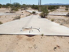 Target X47, in Casa Grande, the first target installed.