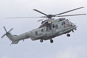 A francia légierő EC725R2 Caracal helikoptere 2009-ben