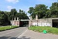 Viaduct in de spoorlijn naar Hasselt over de Brusselseweg in Maastricht