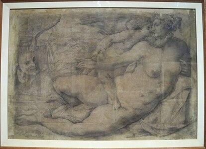 D'après Michel-Ange, Vénus et l'Amour, vers 1534, Musée de Capodimonte, inv. 2511.
