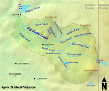 The Big Butte Creek watershed