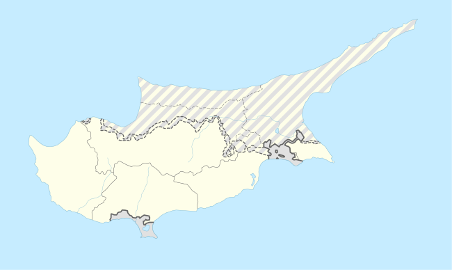 2000–01 Cypriot First Division is located in Cyprus