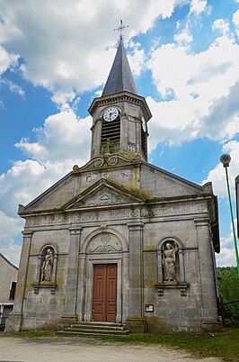 De kerk van Fresnes-au-Mont