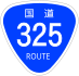 National Route 325 shield