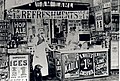 Image 25R. White's soft drinks sold in London. Selling carbonated lemonade in 1845, by 1887 they sold strawberry soda, raspberry soda and cherryade. (from Culture of the United Kingdom)