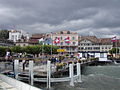 Nyon visto desde el Lago de Ginebra