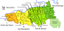 Marne-la-Vallèe – Mappa