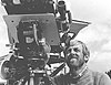 Dave Johnston with gas-detection instrument at Mount St. Helens, 4 April 1980