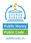 FSFE Public Money, Public Code logo sticker.svg