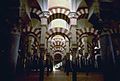 Los arcos del interior de la Mezquita de Cordoba