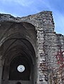 Collapsed apse of church, Chartreuse du Val de Bénédiction