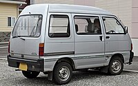 Hijet light van, rear view (Japan)