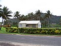 Typical scene along the Ara Tapu (main road) on Rarotonga.