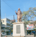 Statue of Rani Rashmoni near her birthplace, Bagmore, Halishahar, North 24 Parganas.