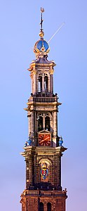 Westertoren at Westerkerk, by Massimo Catarinella