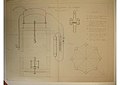 1878 - A. C. KREBS: drawing of Renard's rope testing machine (signed Krebs). [3]