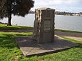 Canadian Exiles 1840 monument, Bayview Park. Unveiled by the then Prime Minister Pierre Trudeau of Canada, May 1970.