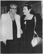 Eleanor Roosevelt och Fannie Hurst 1962.